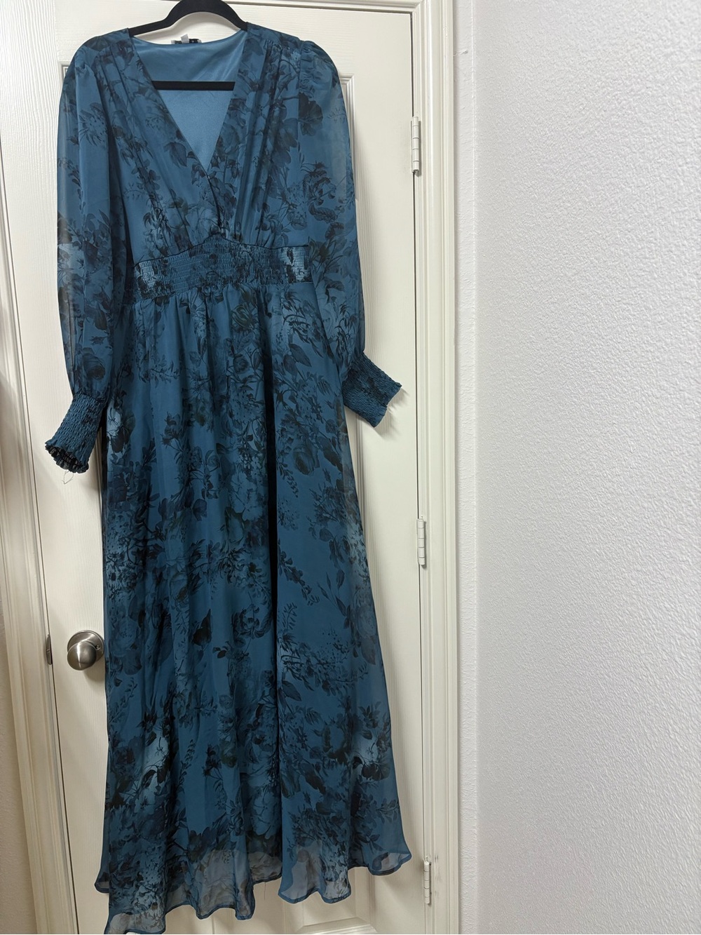 Baltic Born Blue Floral Maxi Dress